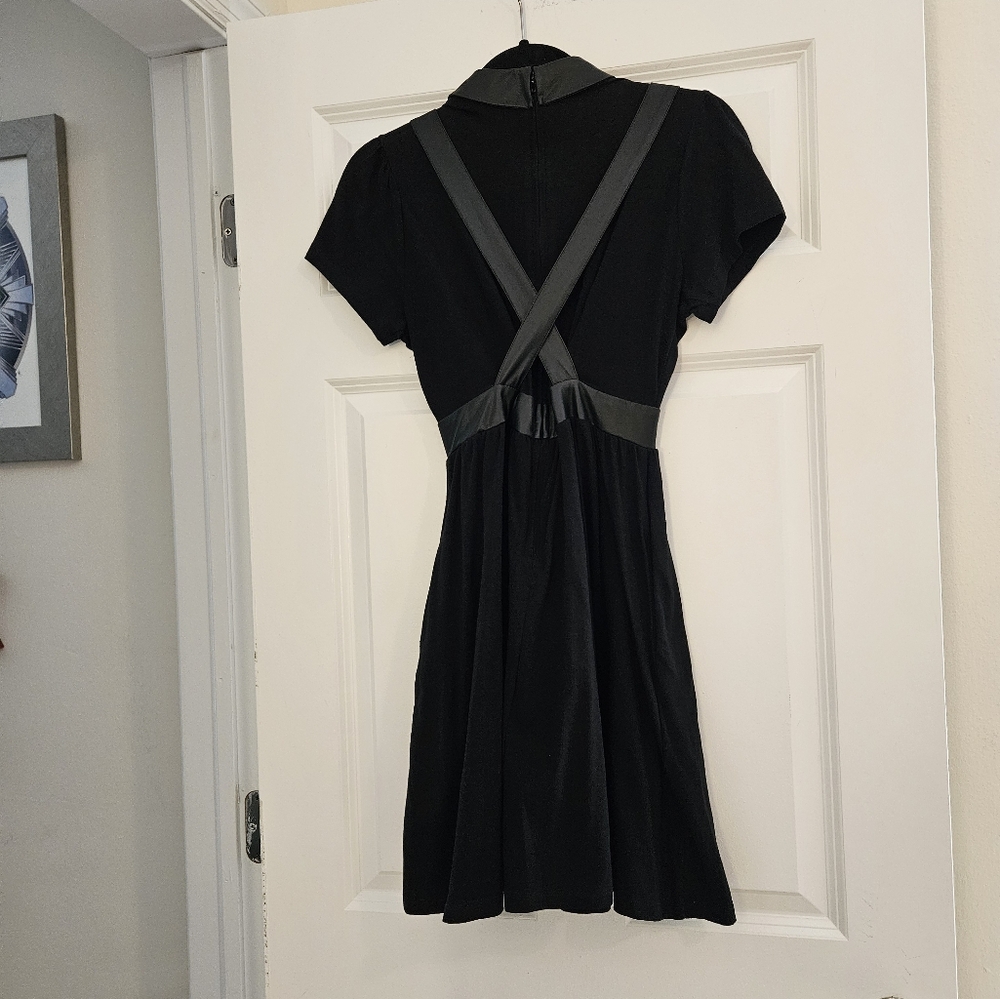 EUC Hot Topic black industrial-style dress, Women's Size M - Picture 4 of 6